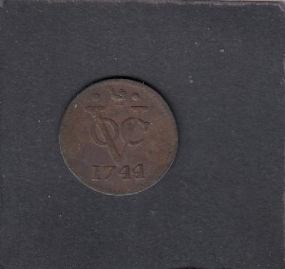 Beschrijving: Duit V.O.C. West Friesland S220